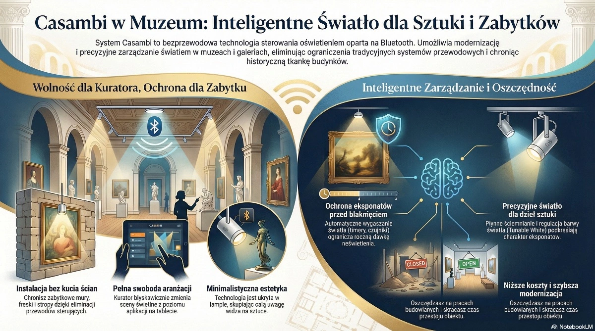 System CASAMBI w muzeum